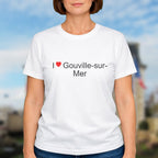 T-shirt I love gouville-sur-mer