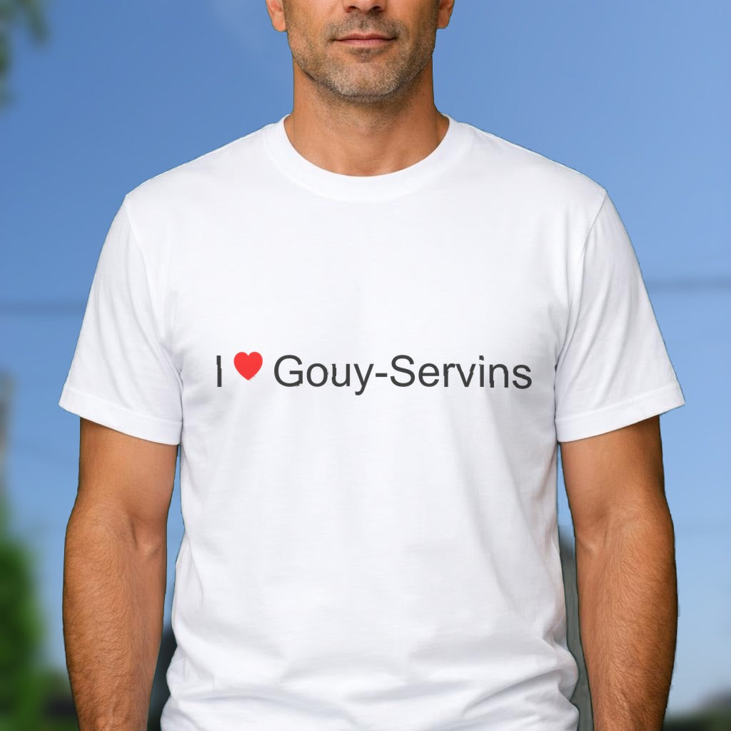 T-shirt I love gouy-servins