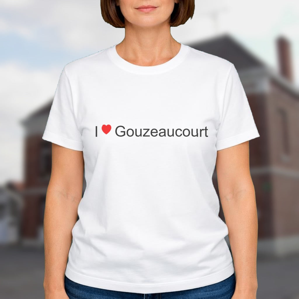 T-shirt I love gouzeaucourt