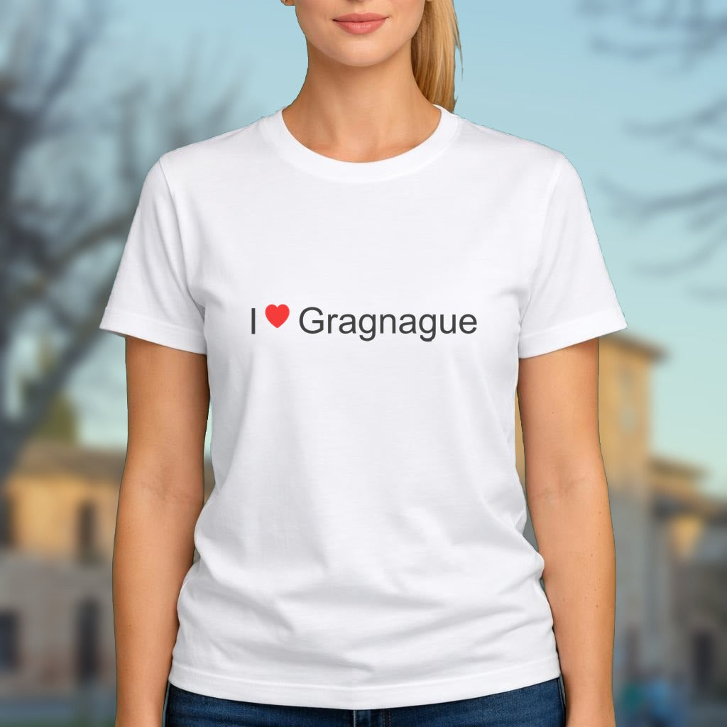 T-shirt I love gragnague