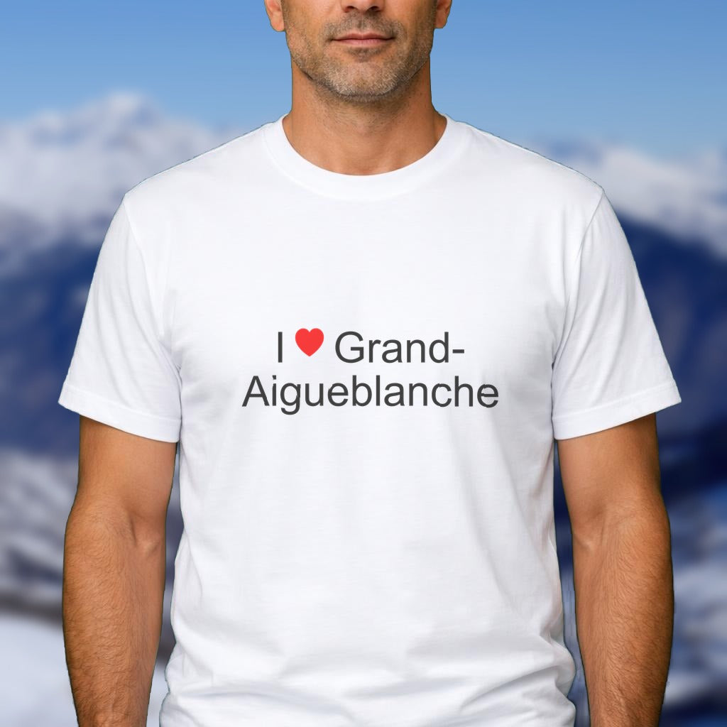T-shirt I love grand-aigueblanche