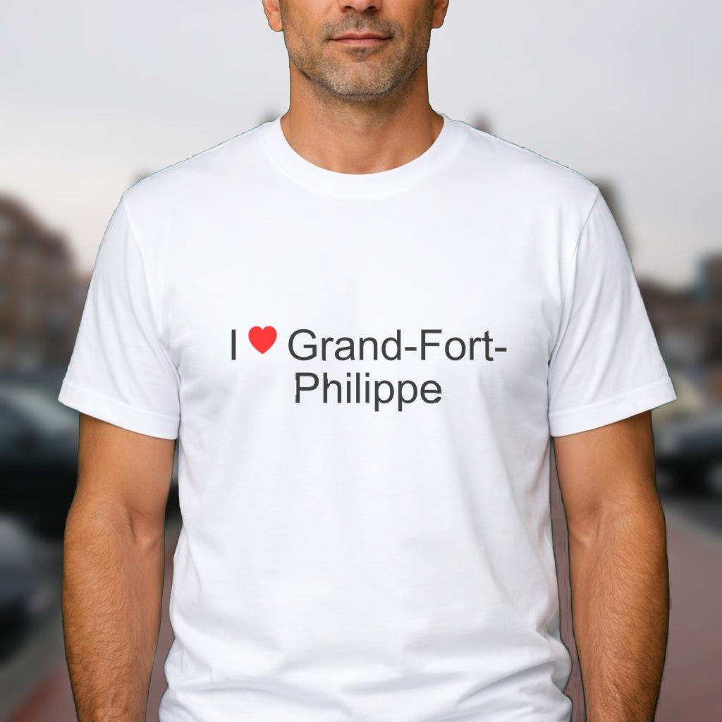 T-shirt I love grand-fort-philippe