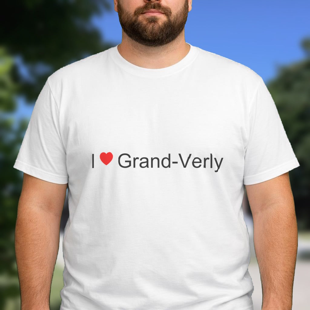 T-shirt I love grand-verly