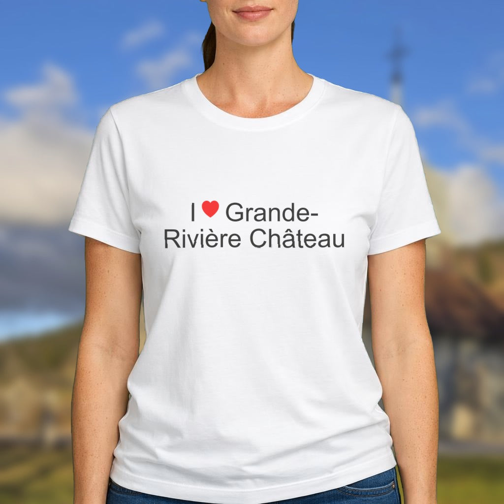 T-shirt I love grande-rivière château