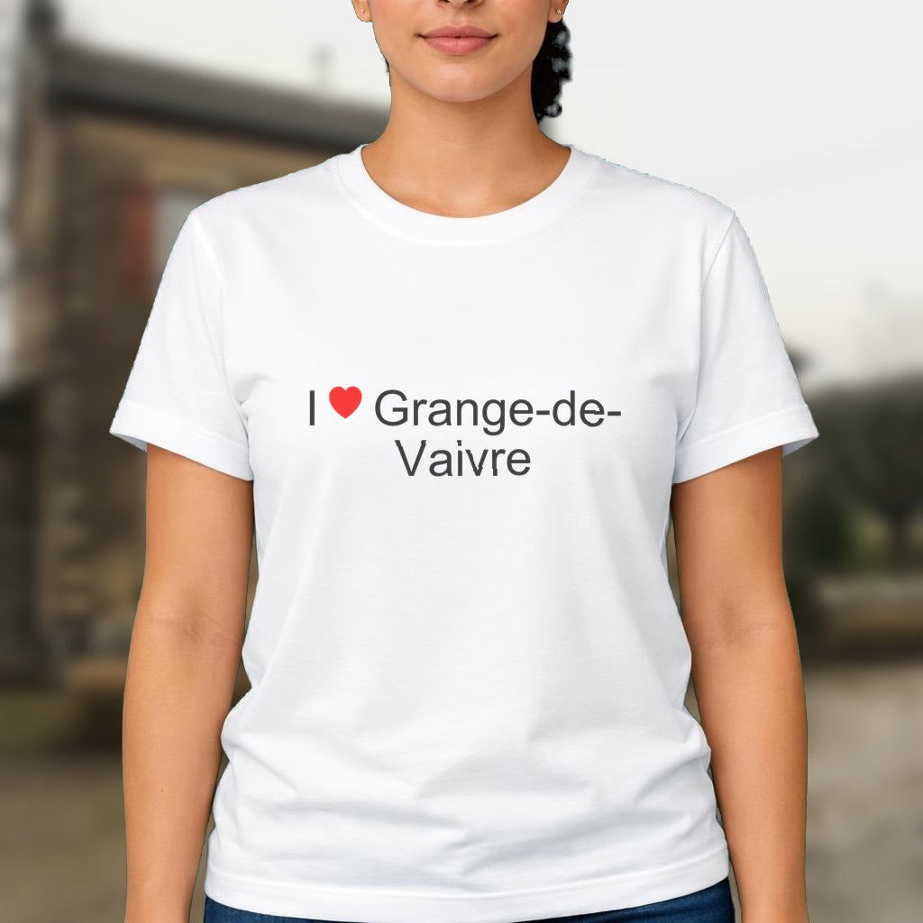 T-shirt I love grange-de-vaivre