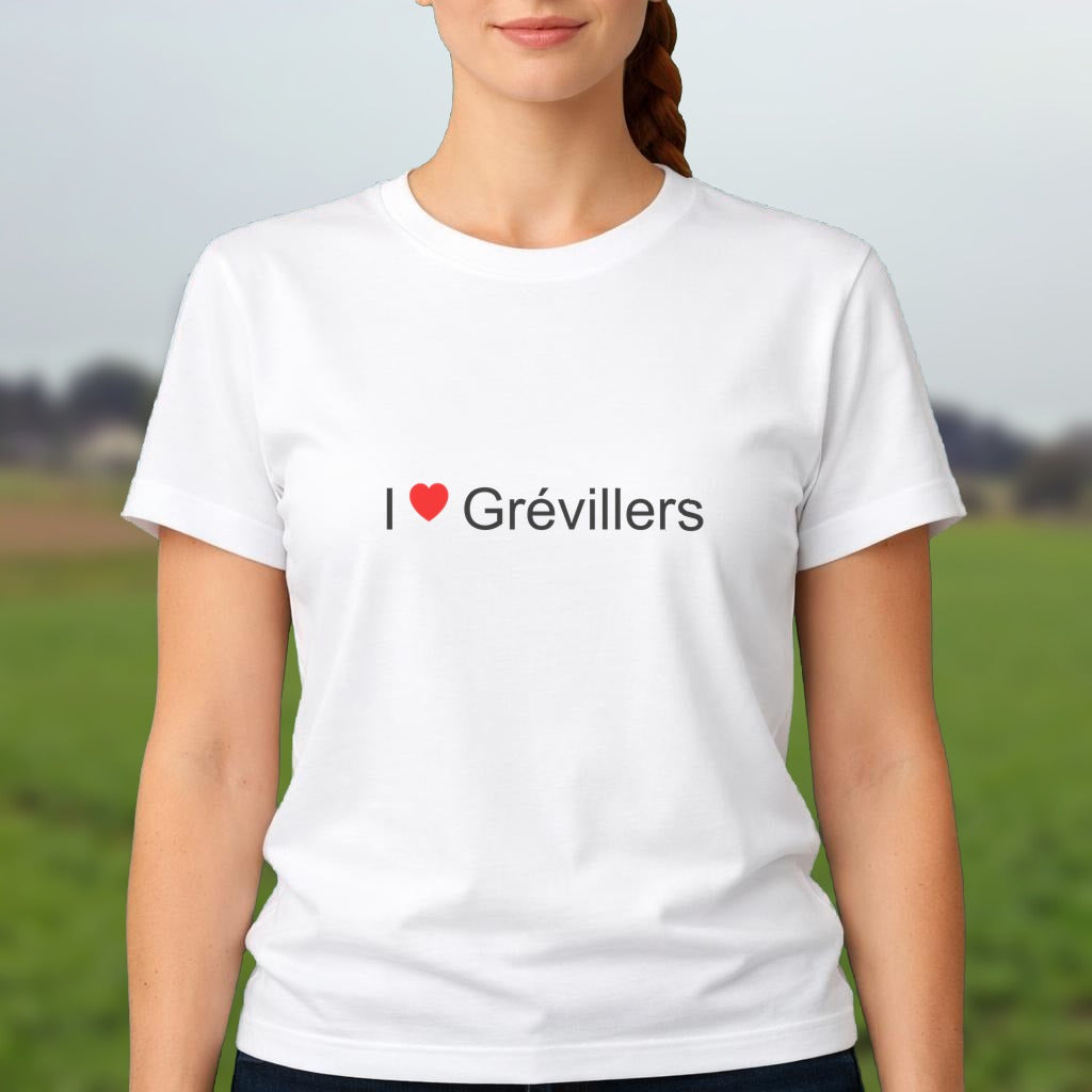 T-shirt I love grévillers