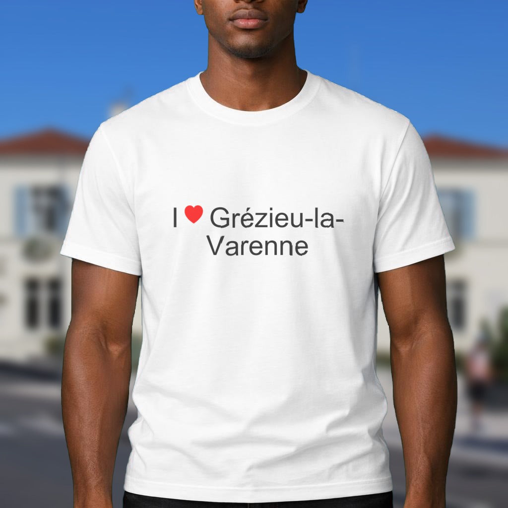 T-shirt I love grézieu-la-varenne