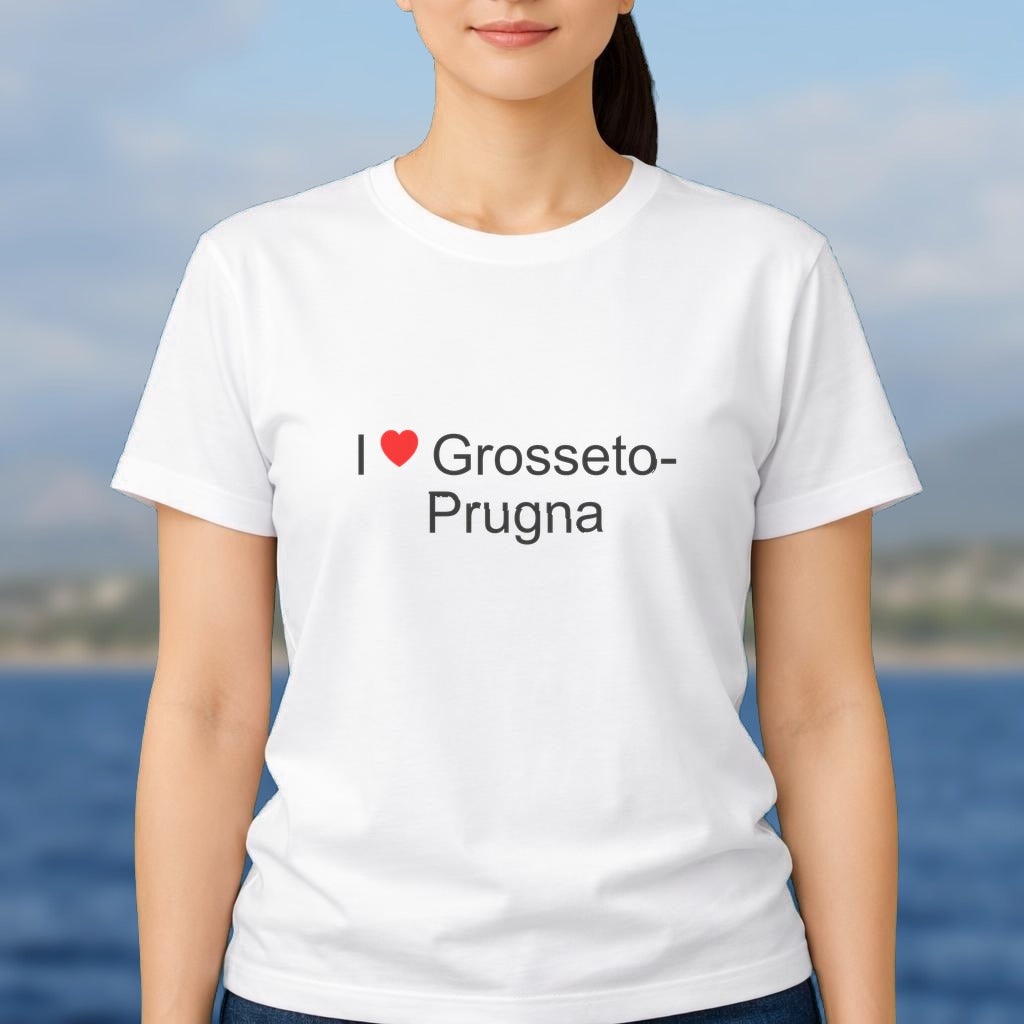 T-shirt I love grosseto-prugna