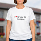 T-shirt I love gruey-lès-surance
