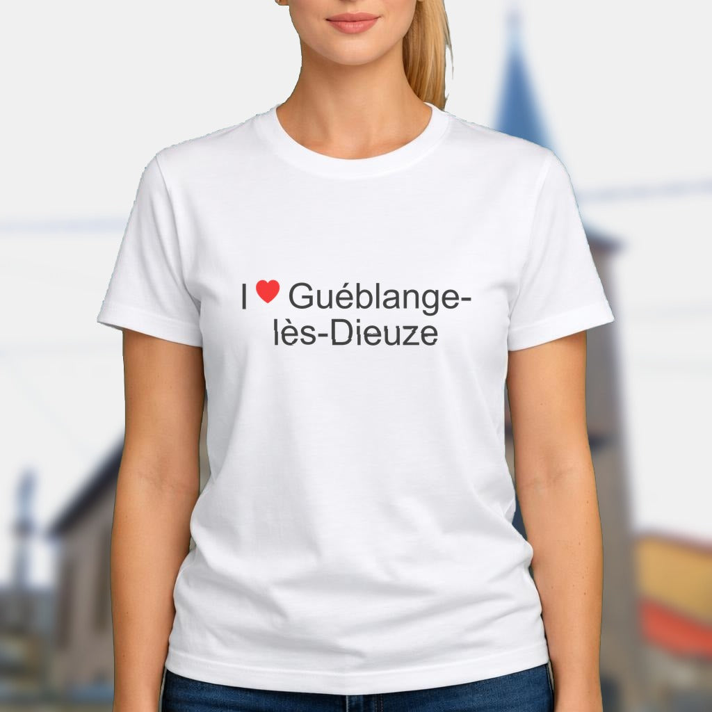 T-shirt I love guéblange-lès-dieuze