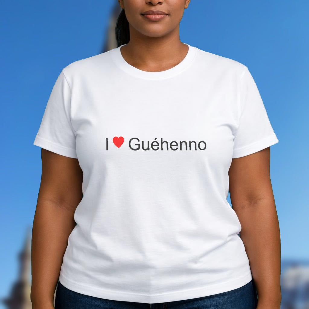 T-shirt I love guéhenno