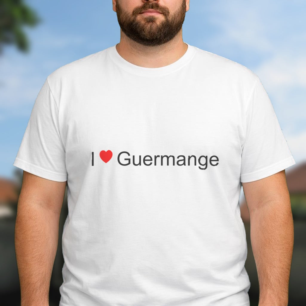 T-shirt I love guermange