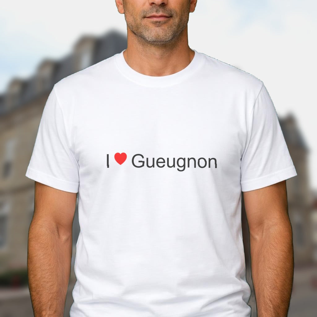 T-shirt I love gueugnon