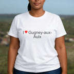 T-shirt I love gugney-aux-aulx