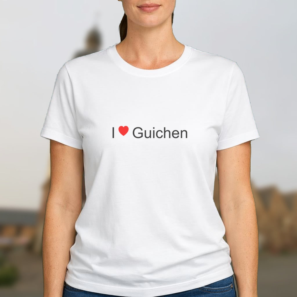 T-shirt I love guichen