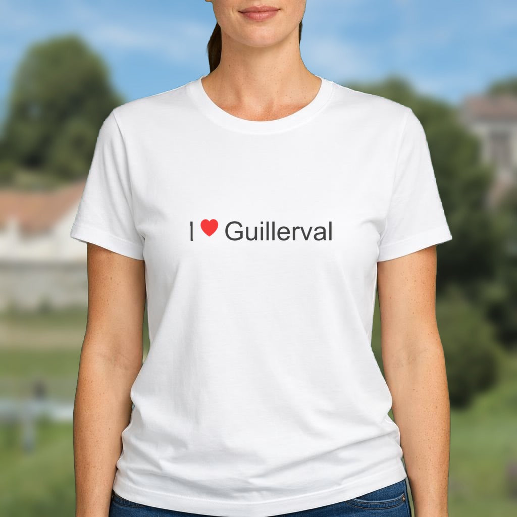 T-shirt I love guillerval