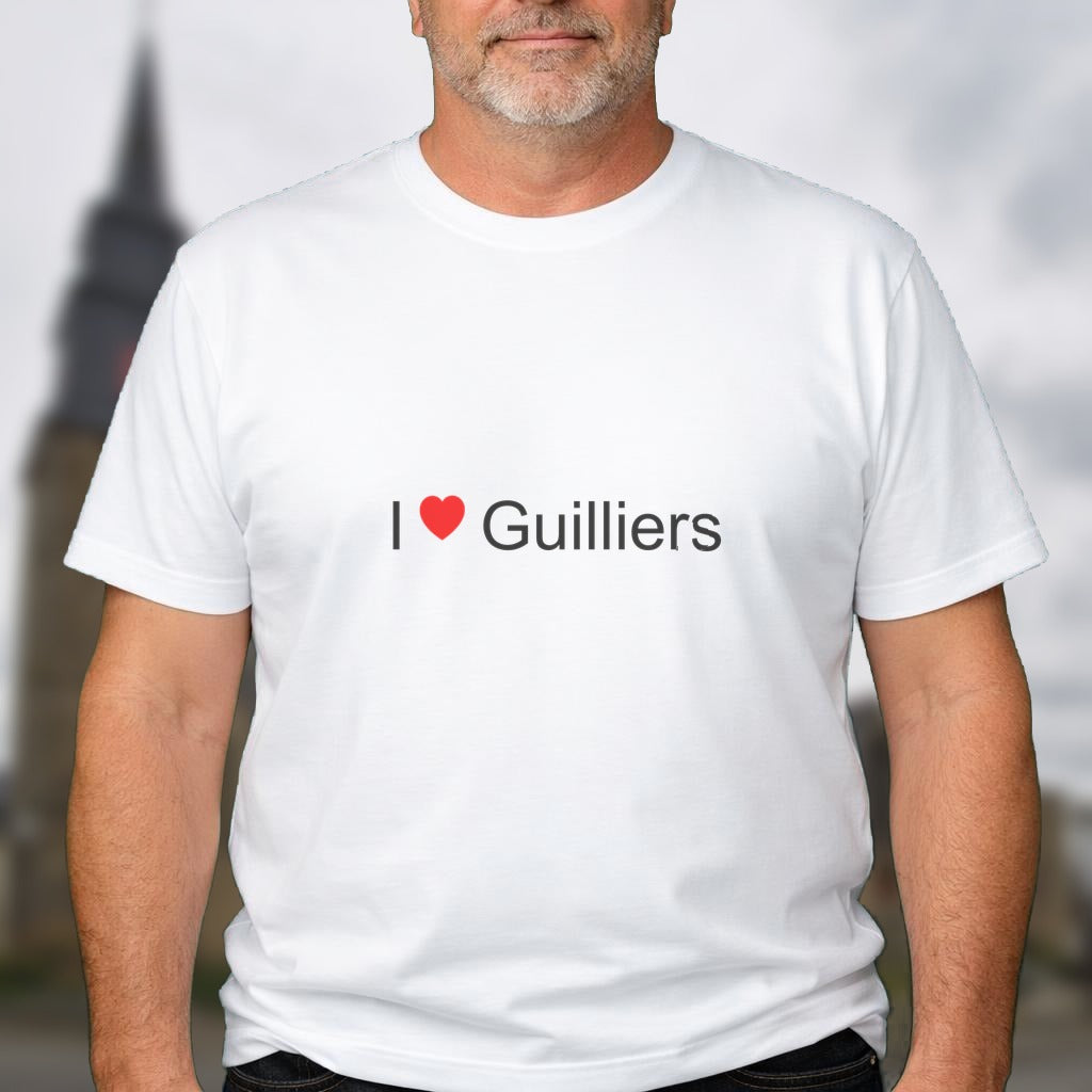T-shirt I love guilliers