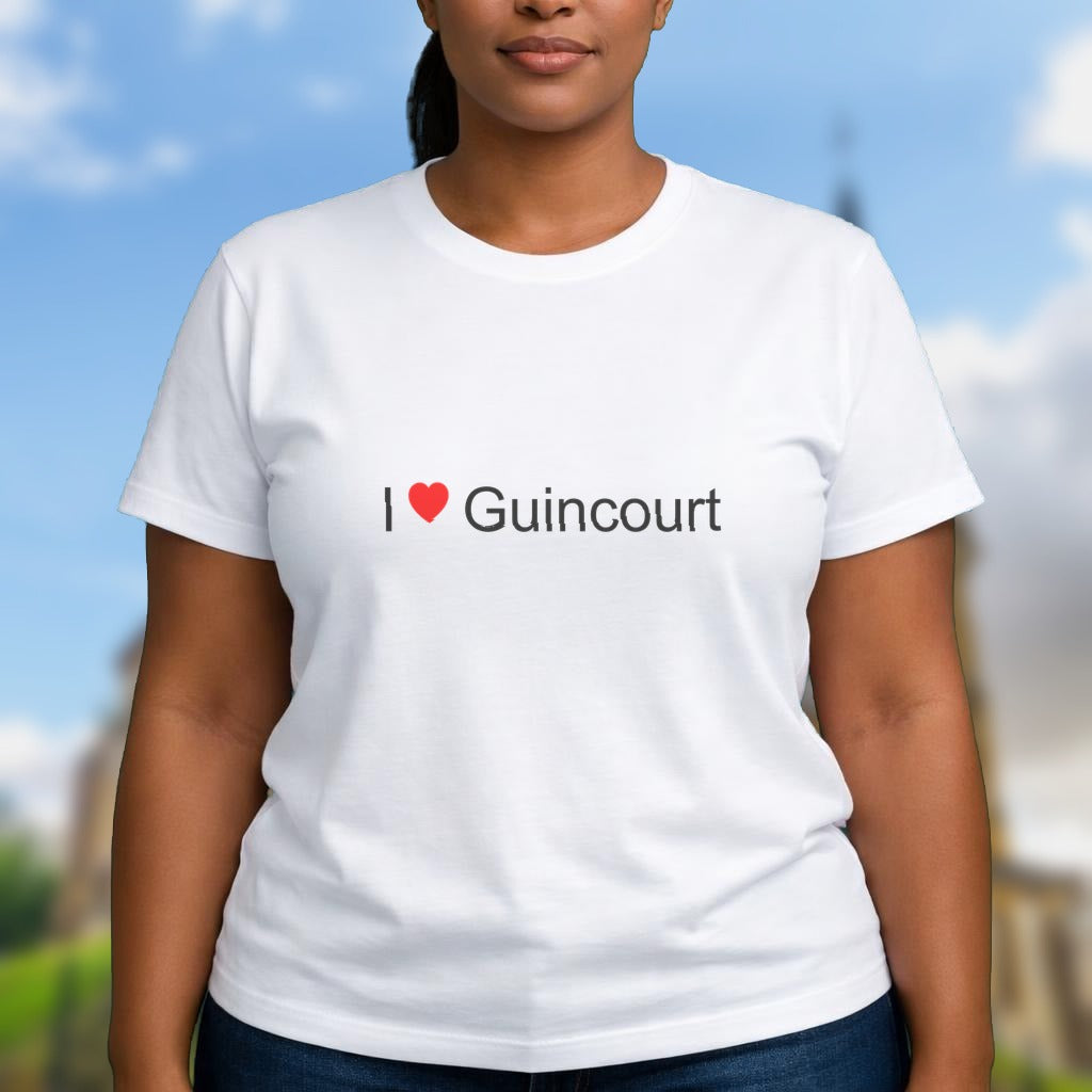 T-shirt I love guincourt