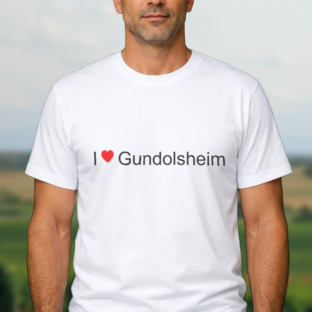 T-shirt I love gundolsheim