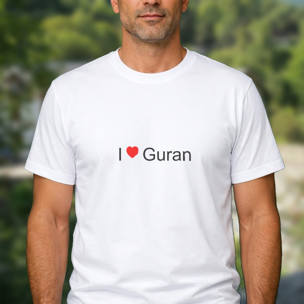 T-shirt I love guran
