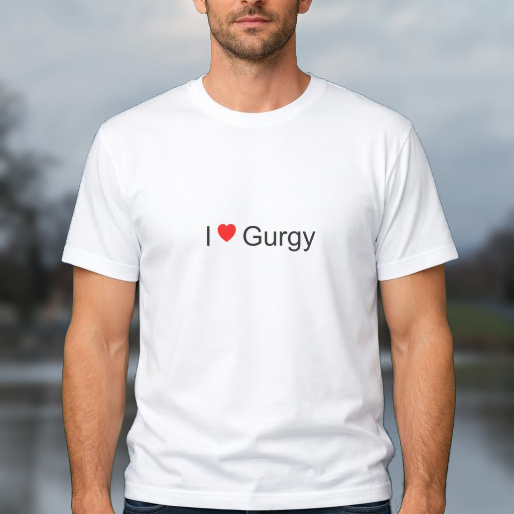 T-shirt I love gurgy