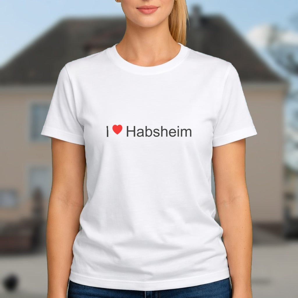 T-shirt I love habsheim