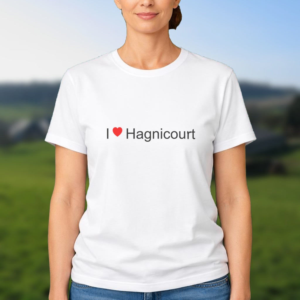 T-shirt I love hagnicourt
