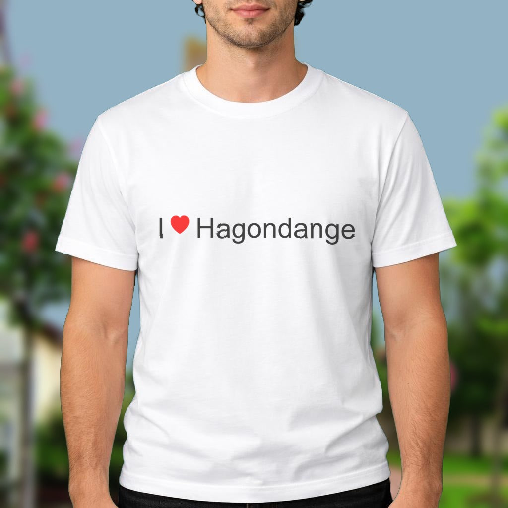 T-shirt I love hagondange
