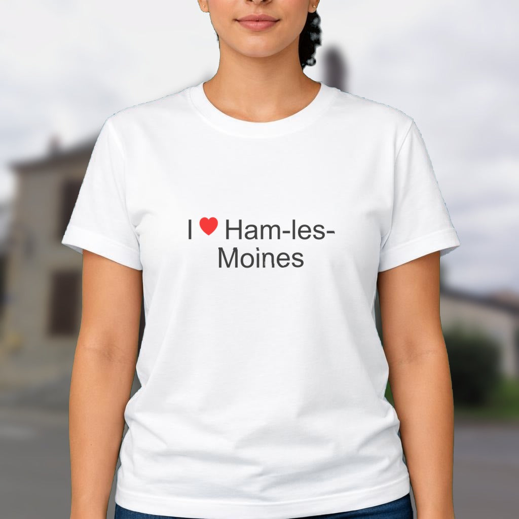 T-shirt I love ham-les-moines
