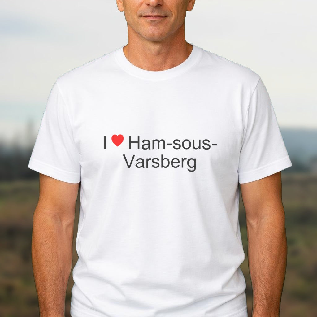 T-shirt I love ham-sous-varsberg