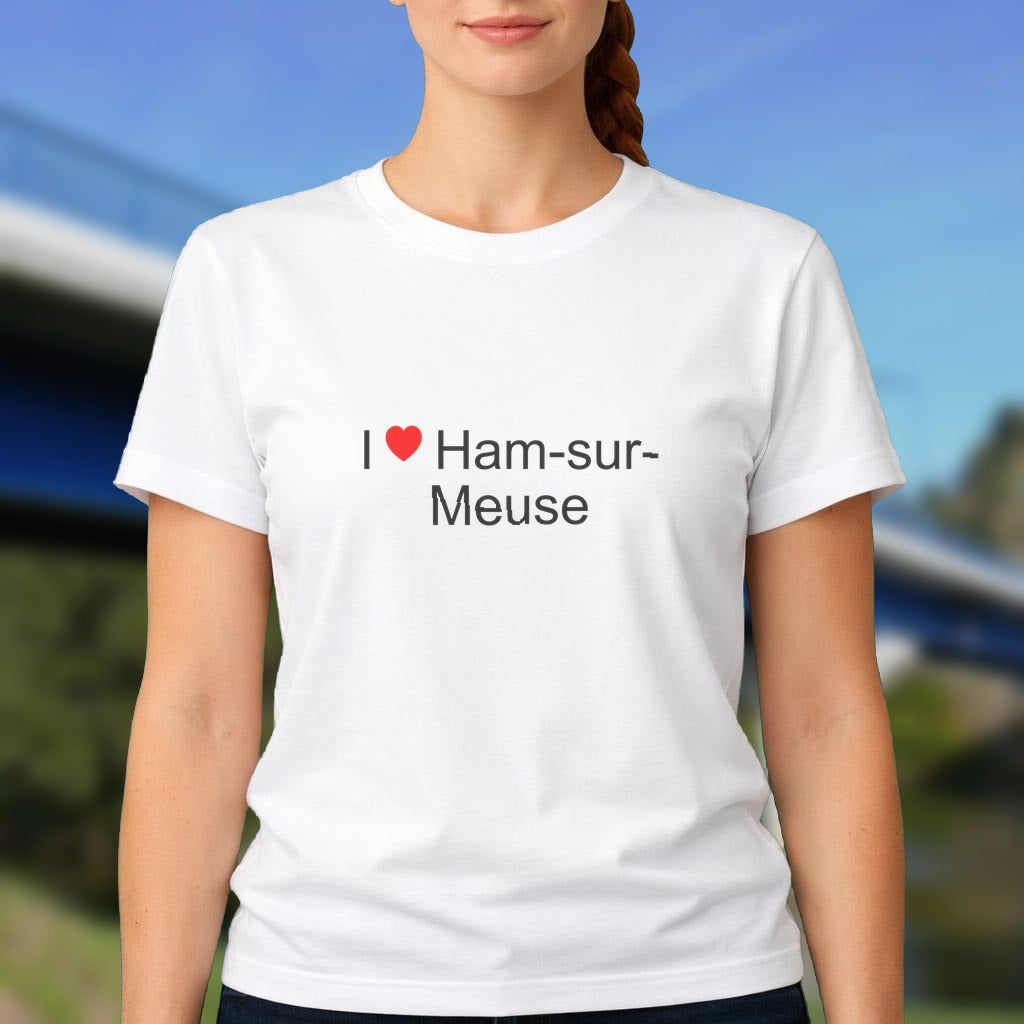 T-shirt I love ham-sur-meuse