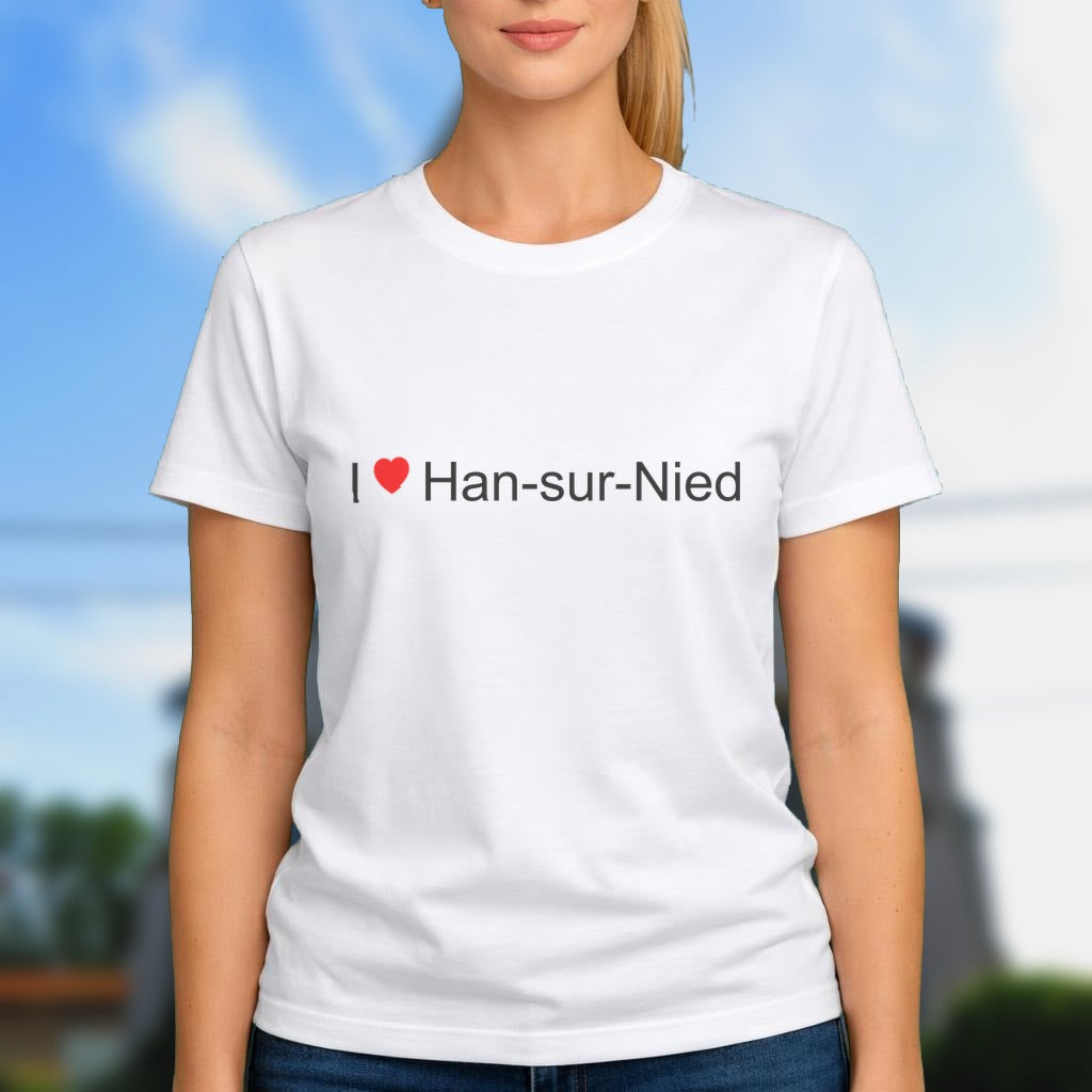 T-shirt I love han-sur-nied