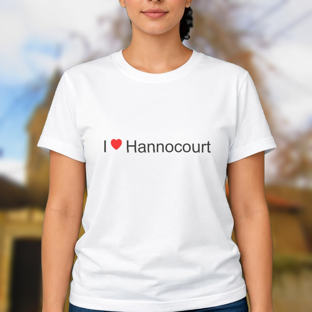 T-shirt I love hannocourt