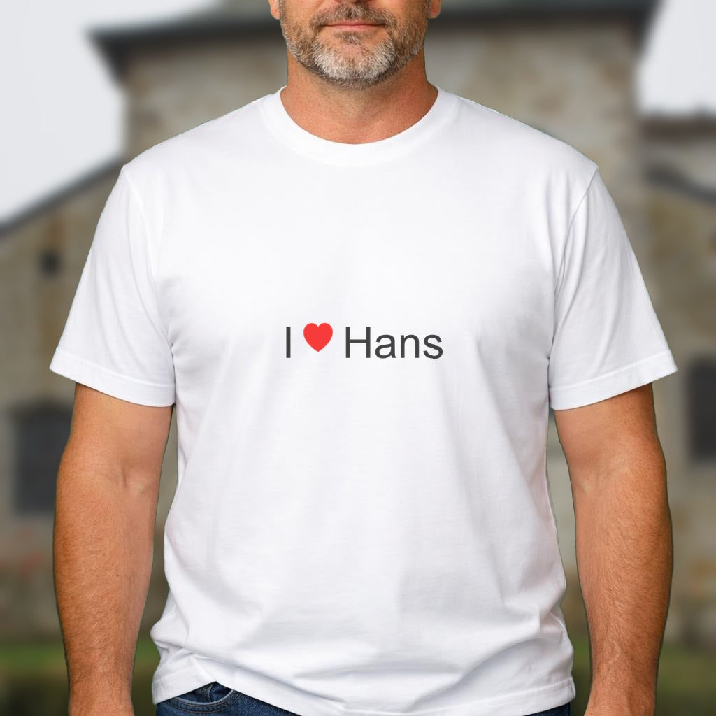 T-shirt I love hans