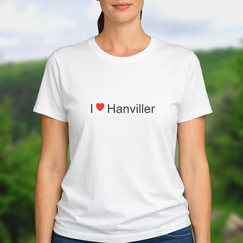 T-shirt I love hanviller