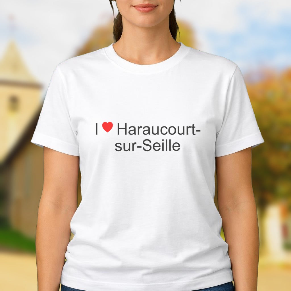 T-shirt I love haraucourt-sur-seille