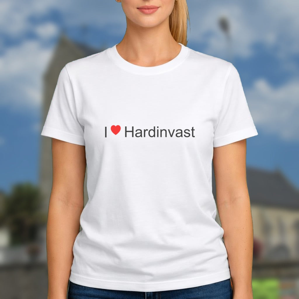 T-shirt I love hardinvast