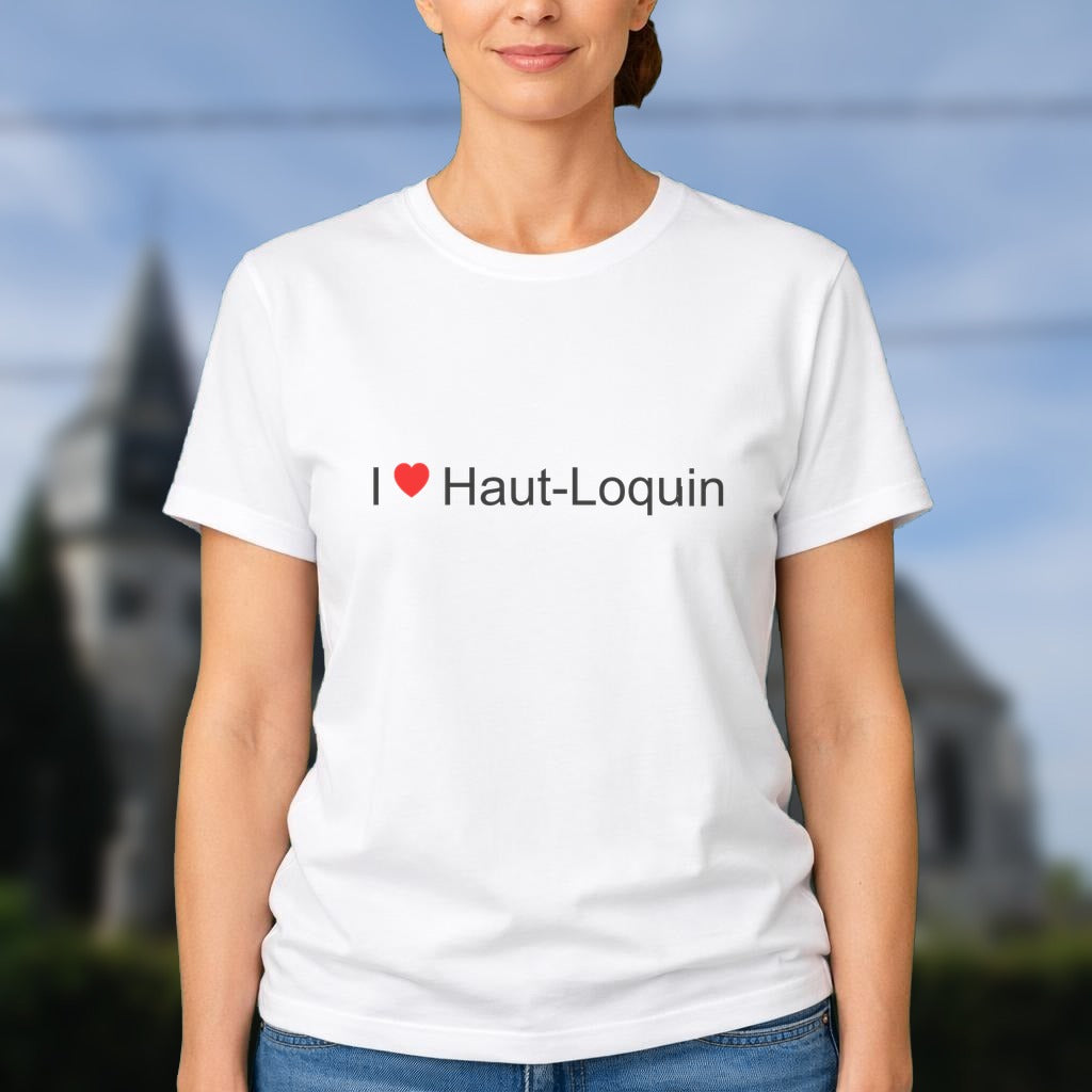 T-shirt I love haut-loquin
