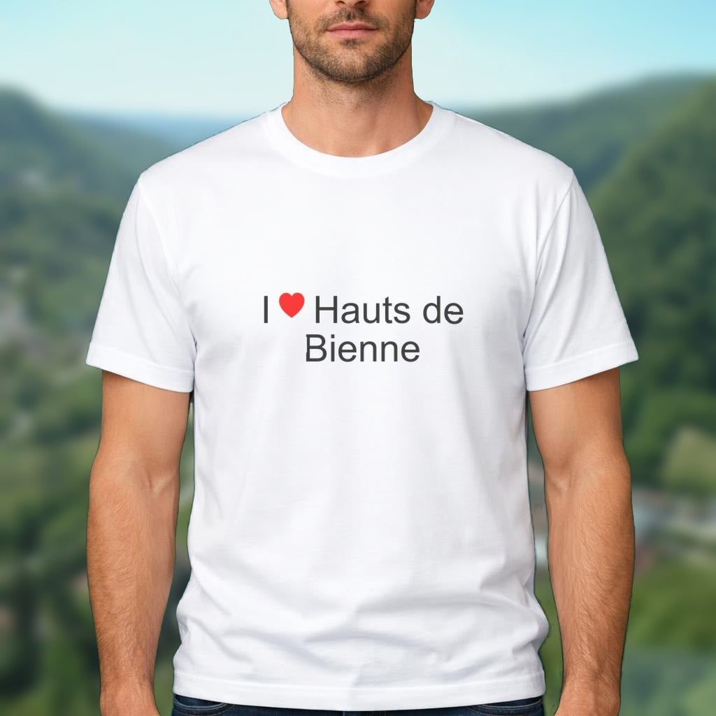 T-shirt I love hauts de bienne
