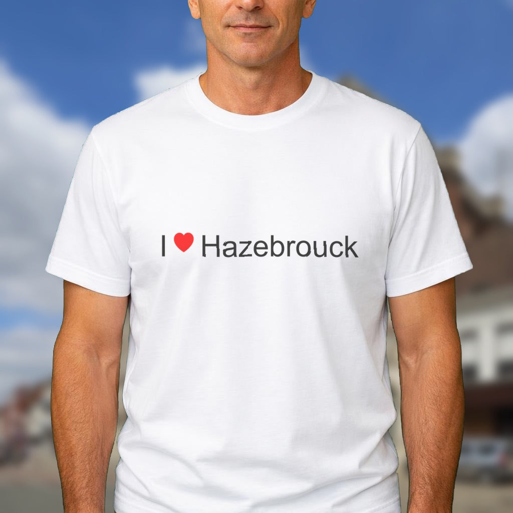 T-shirt I love hazebrouck