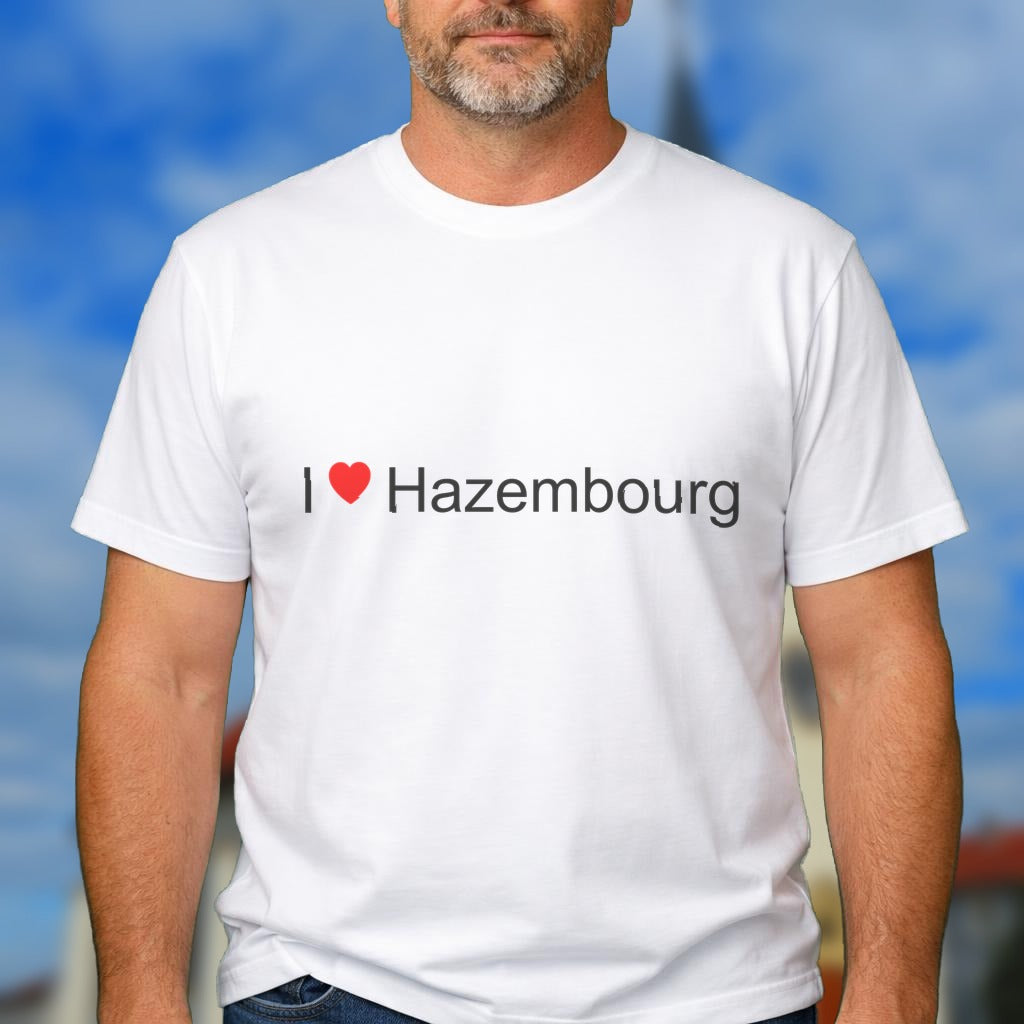T-shirt I love hazembourg