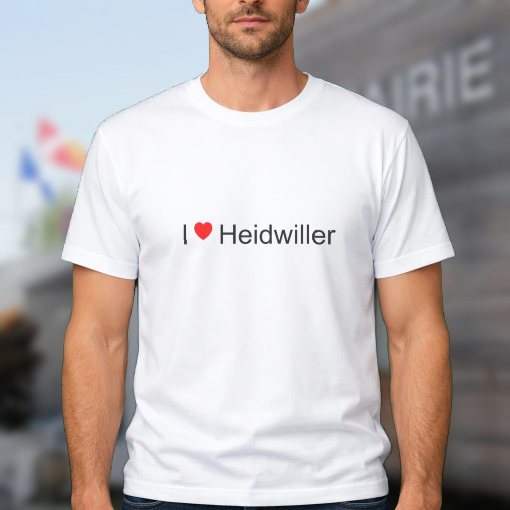 T-shirt I love heidwiller
