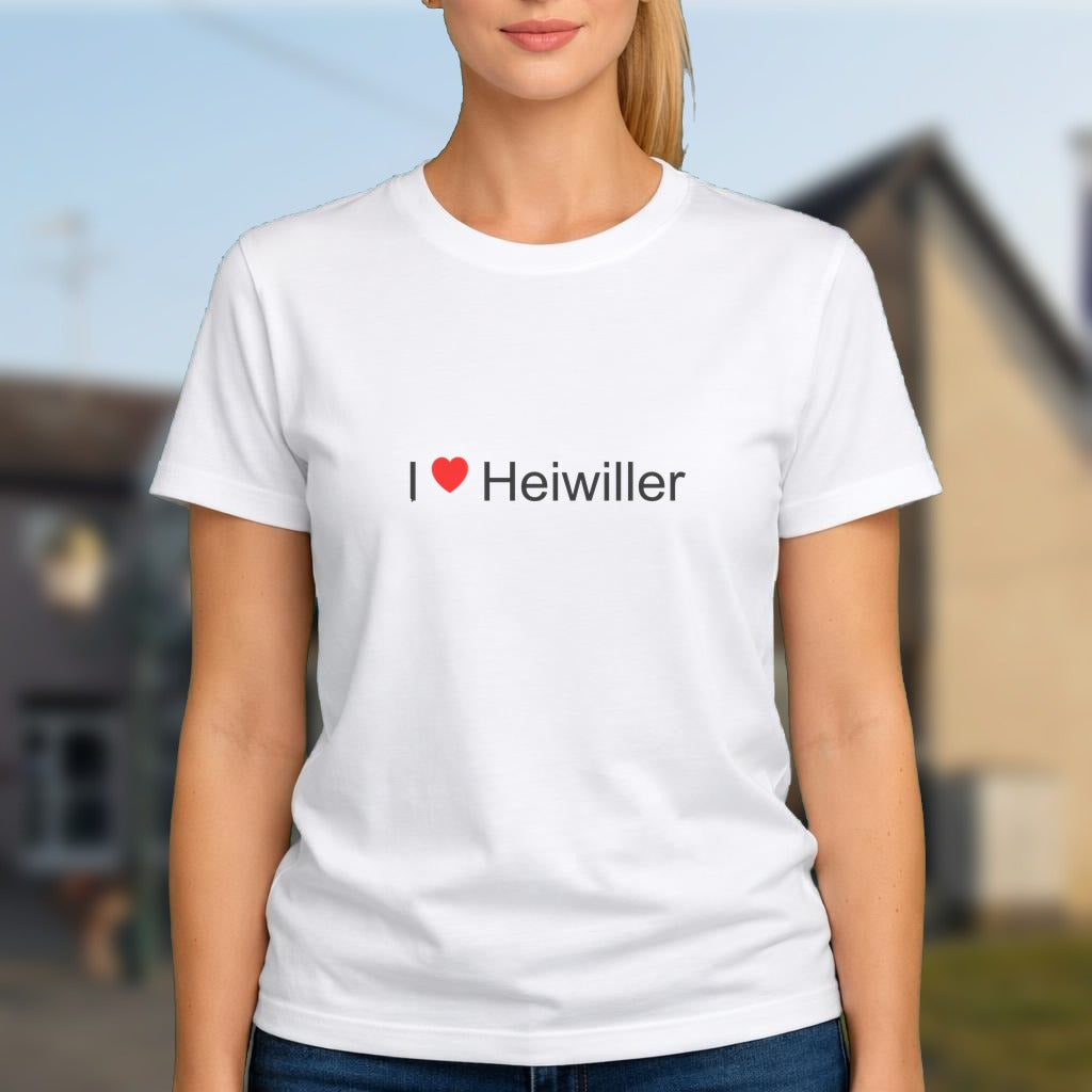 T-shirt I love heiwiller