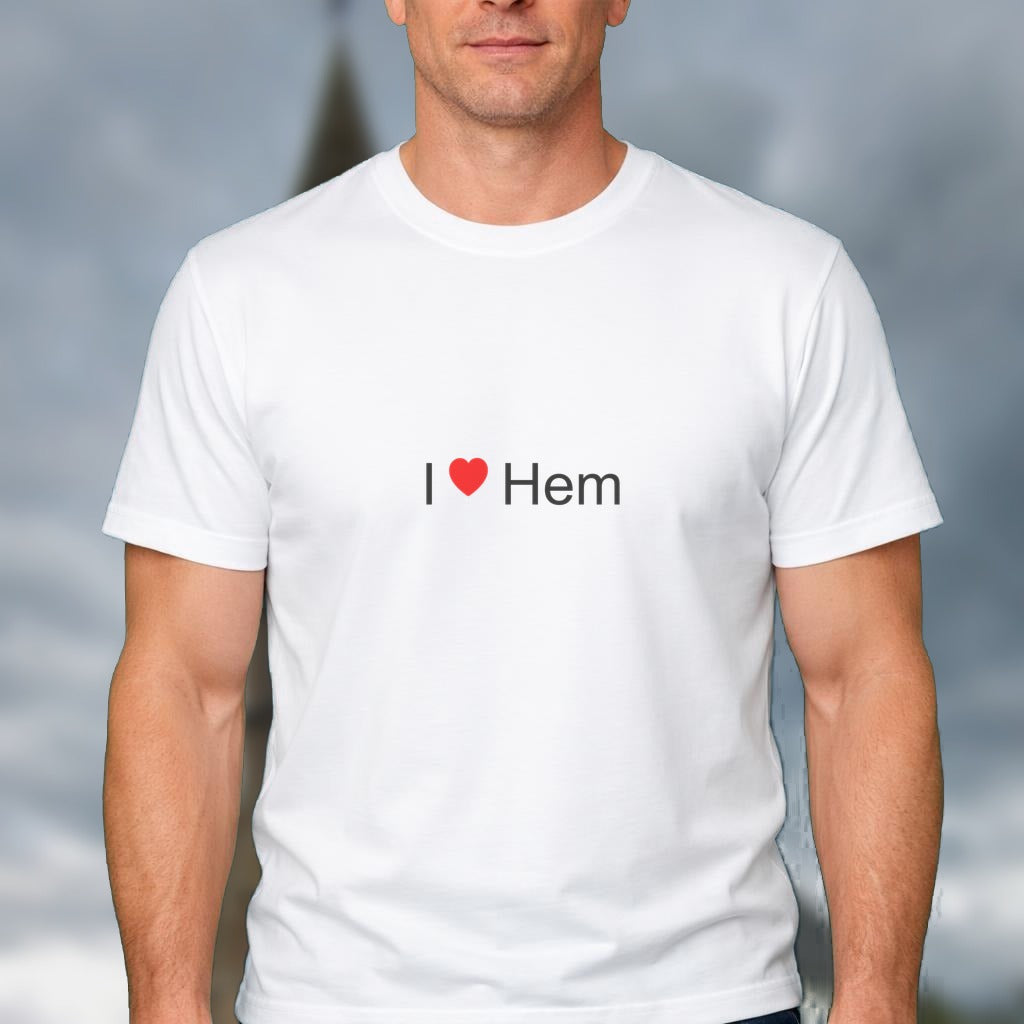 T-shirt I love hem