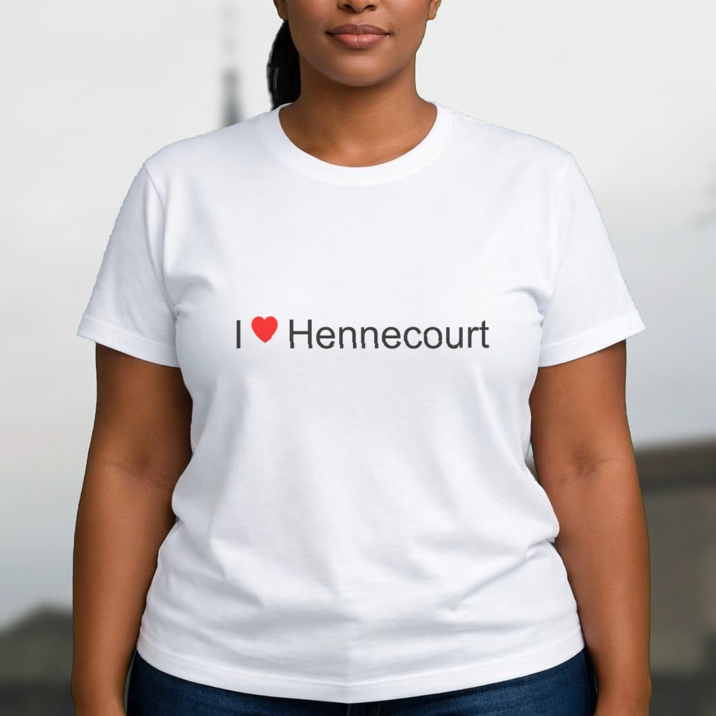 T-shirt I love hennecourt