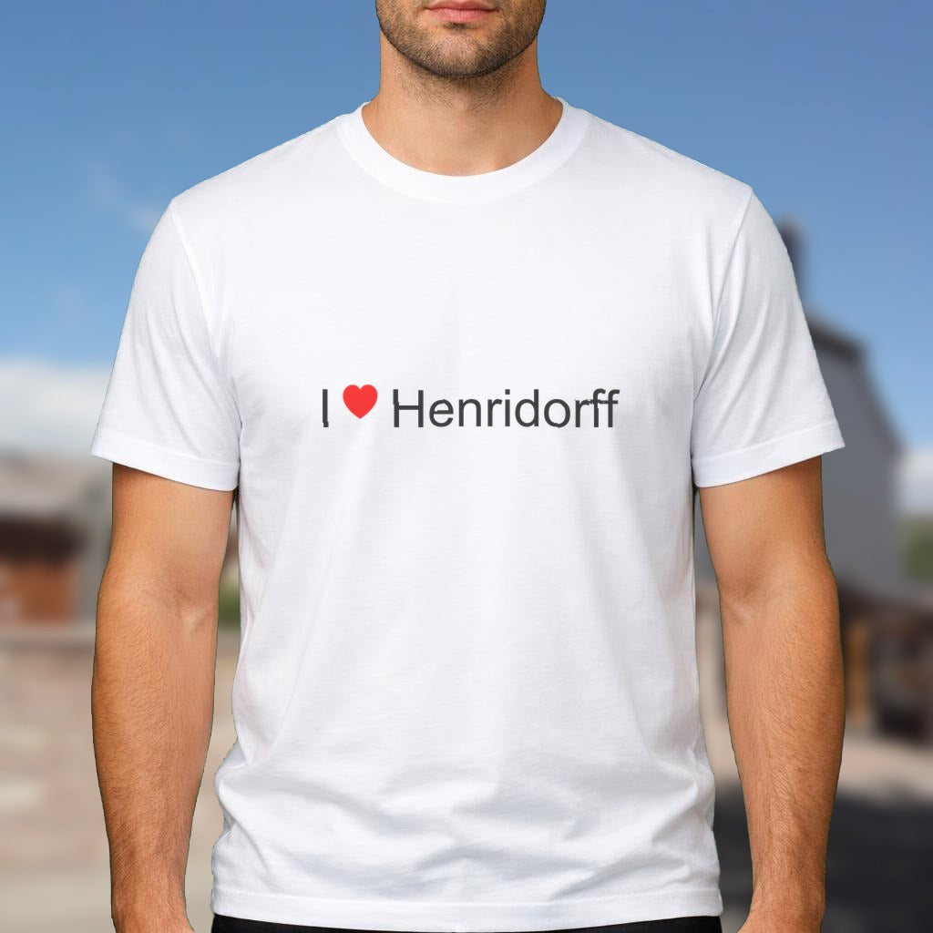 T-shirt I love henridorff