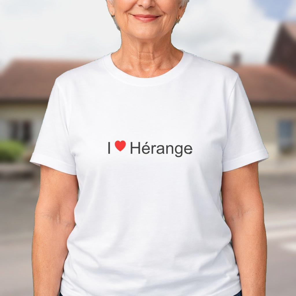 T-shirt I love hérange