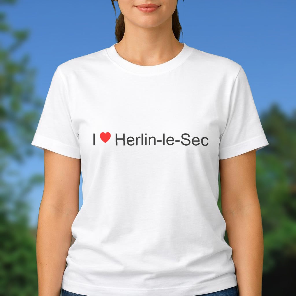 T-shirt I love herlin-le-sec