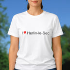 T-shirt I love herlin-le-sec