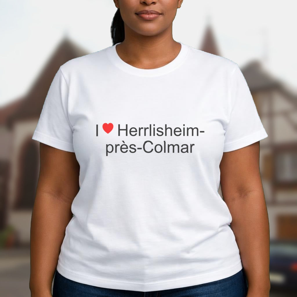T-shirt I love herrlisheim-près-colmar